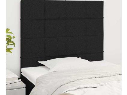 Čelo postele 100x5x118/128 cm látkové [3116324] (Barva Černá)