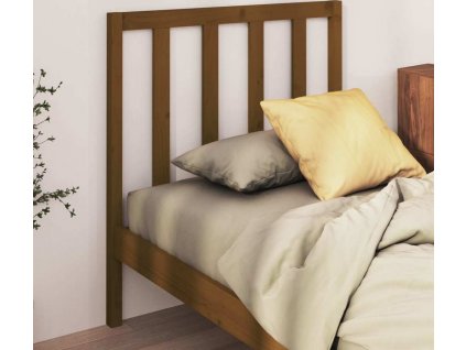 Čelo postele 81 x 4 x 100 cm masivní borovice [817666]