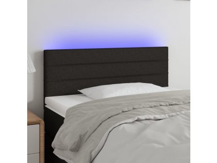 Čelo postele s LED 90x5x78/88 cm textil [3121736]