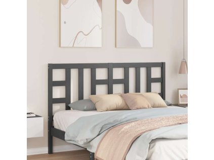 Čelo postele 166 x 4 x 100 cm masivní borovice [817850] (Barva Přírodní)