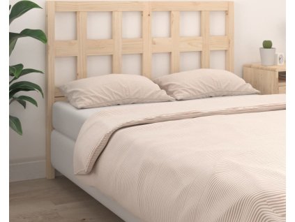 Čelo postele 165,5 x 4 x 100 cm masivní borovice [818930] (Barva Přírodní)
