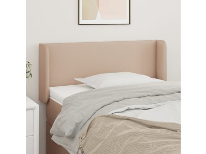 Čelo postele typu ušák 93x16x78/88 cm umělá kůže [3118569] (Barva Hnědá)