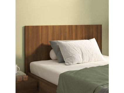 Čelo postele 120 x 1,5 x 80 cm kompozitní dřevo [816972] (Barva Hnědý dub)