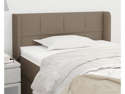 Čelo postele typu ušák 93x16x78/88 cm textil [3118754] (Barva Taupe)