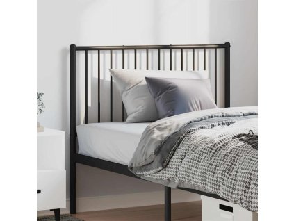 Kovové náhradní čelo postele 100 cm [350893] (Barva Černá)
