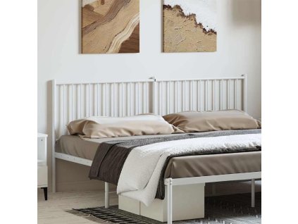 Kovové náhradní čelo postele 193 cm [350968] (Barva Bílá)