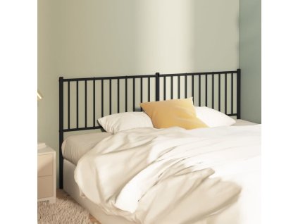 Kovové náhradní čelo postele 180 cm [350900] (Barva Černá)