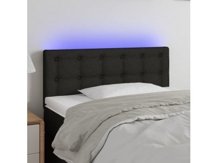 Čelo postele s LED 100x5x78/88 cm textil [3122038]