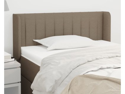 Čelo postele typu ušák 103 x 16 x 78/88 cm textil [3119000] (Barva Taupe)