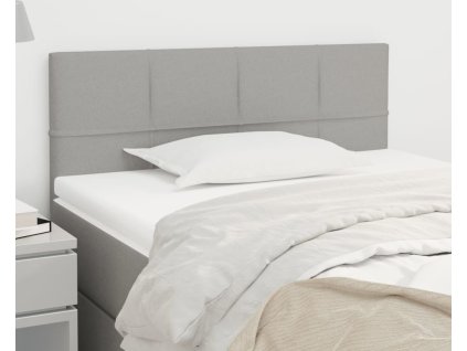 Čelo postele 90x5x78/88 cm textil [346018] (Barva Světle šedá)