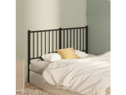 Kovové náhradní čelo postele 120 cm [350895] (Barva Černá)
