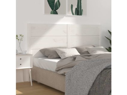 Čelo postele 146 x 4 x 100 cm masivní borovice [818722] (Barva Šedá)