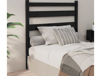 Čelo postele 106 x 4 x 100 cm masivní borovice [818407] (Barva Šedá)