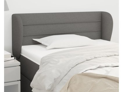 Čelo postele typu ušák 83x23x78/88 cm textil [3117265] (Barva Zelená)