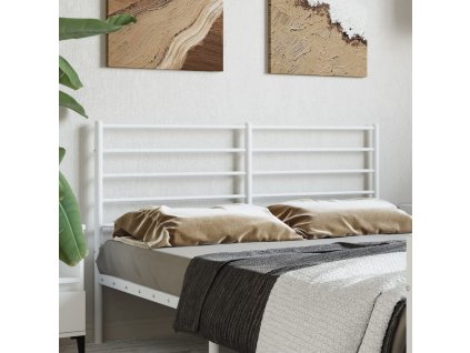 Kovové čelo postele 120 cm [352350] (Barva Černá)