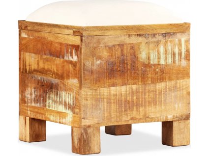 Úložná lavice masivní recyklované dřevo 40 x 40 x 45 cm [245138]