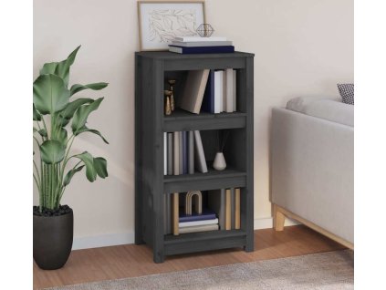 Knihovna 50x35x97 cm masivní dřevo borovice [821707] (Barva medová hnědá)