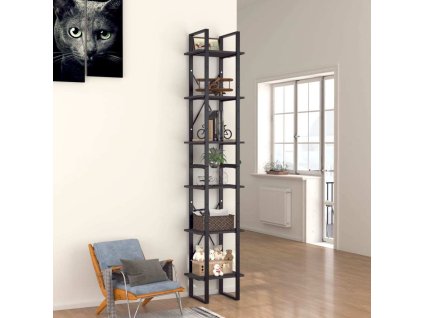 Knihovna se 6 policemi 40 x 30 x 210 cm dřevotříska [806500] (Barva dub sonoma)