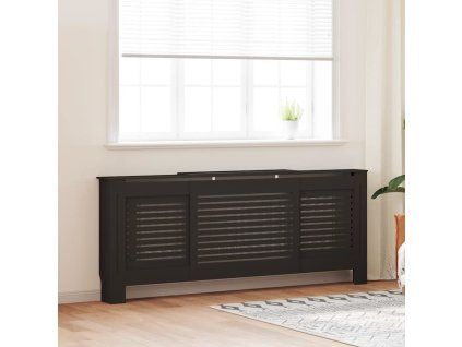 Kryt na radiátor MDF 205 cm [325552] (Barva Černá)