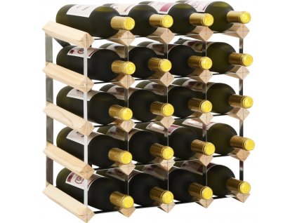 Stojan na víno na 20 lahví masivní borové dřevo [282469]