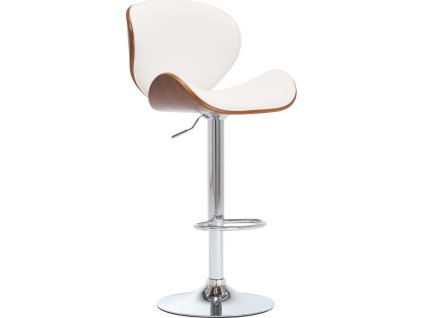 Barová židle černá umělá kůže [287412] (Barva světle hnědá a černá)