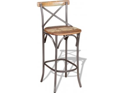 Barová židle masivní recyklované dřevo [244014]