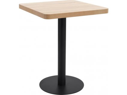 Bistro stolek tmavě hnědý 60 x 60 cm MDF [286430]