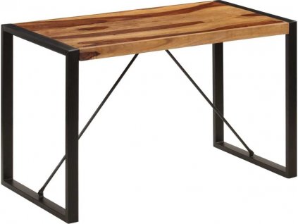 Jídelní stůl 120 x 60 x 76 cm masivní sheeshamové dřevo [247423]