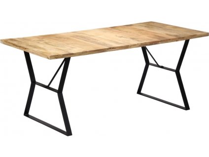 Jídelní stůl 180 x 90 x 76 cm masivní recyklované dřevo [247945]