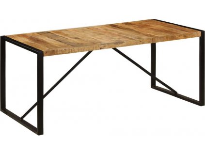 Jídelní stůl 180 x 90 x 75 cm masivní mangovníkové dřevo [247414]