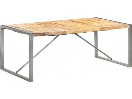 Jídelní stůl 200 x 100 x 75 cm masivní hrubé mangovníkové dřevo [321565]