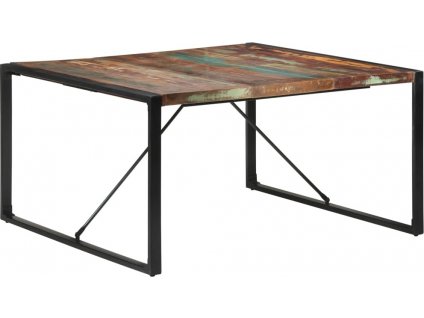 Jídelní stůl 140 x 140 x 75 cm masivní recyklované dřevo [321573]