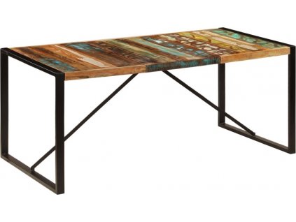Jídelní stůl 180 x 90 x 75 cm masivní recyklované dřevo [247415]