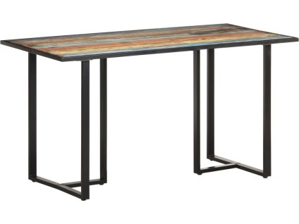 Jídelní stůl 140 cm masivní recyklované dřevo [320692]