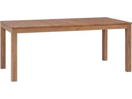 Jídelní stůl masivní teak s přírodním povrchem 180 x 90 x 76 cm [246951]