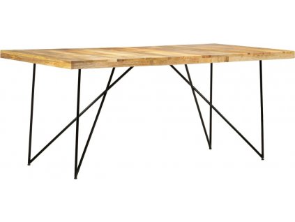Jídelní stůl 180 x 90 x 76 cm masivní mangovníkové dřevo [282880]