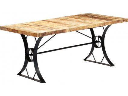 Jídelní stůl 180 x 90 x 76 cm masivní mangovníkové dřevo [282766]