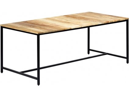 Jídelní stůl 180 x 90 x 75 cm masivní hrubé mangovníkové dřevo [247810]