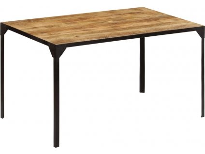 Jídelní stůl 140 x 80 x 76 cm masivní mangovníkové dřevo [246629]