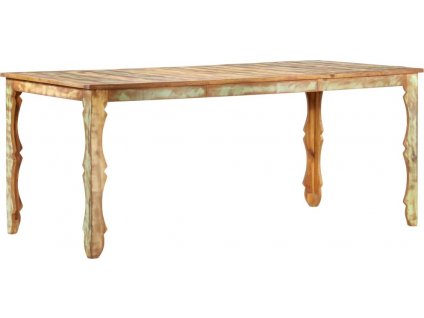 Jídelní stůl 180 x 90 x 76 cm masivní recyklované dřevo [286491]