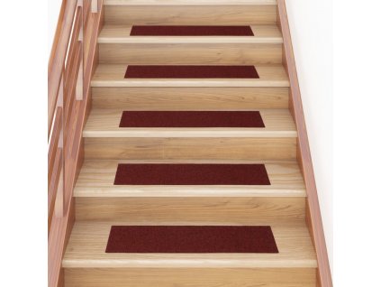 Samolepící nášlapy na schody obdélníkové 15 ks 76 x 20 cm [326928]