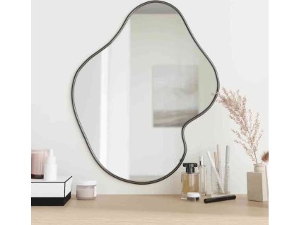Nástěnné zrcadlo 60 x 50 cm [348274] (Barva Černá)
