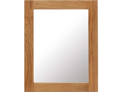 Zrcadlo 40 x 50 cm masivní dubové dřevo [247455]