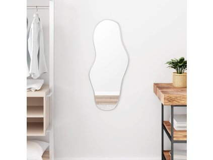 Nástěnné zrcadlo 80 x 35 cm [348256] (Barva Stříbrná)