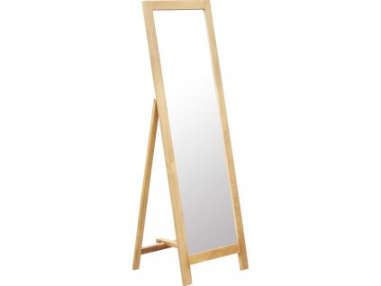 Stojací zrcadlo 48 x 46,5 x 150 cm masivní dubové dřevo [247454]