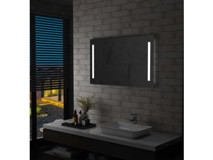 Koupelnové nástěnné zrcadlo s LED osvětlením 100 x 60 cm [144707]
