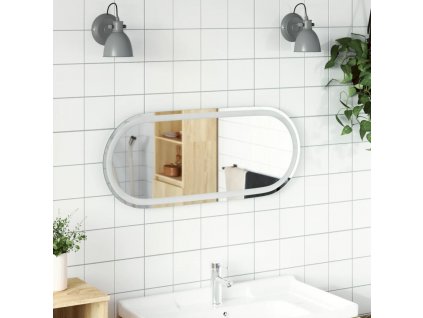 Koupelnové LED zrcadlo 90 x 40 cm oválné [353286]