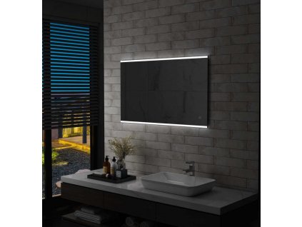 Koupelnové zrcadlo s LED světly a dotykovým senzorem 100x60 cm [144734]