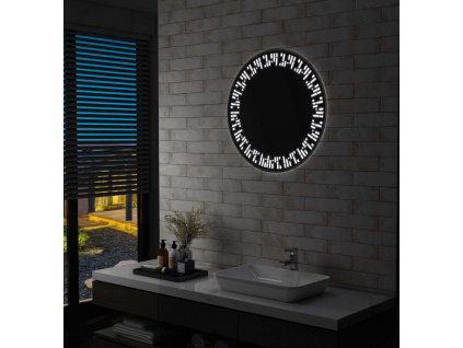 Koupelnové zrcadlo s LED osvětlením 70 cm [144721]