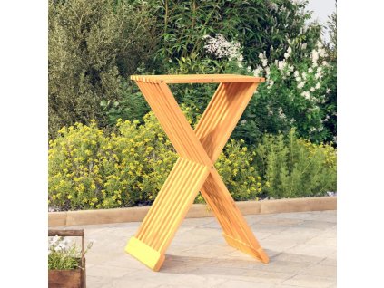Skládací stolička 40 x 32,5 x 70 cm masivní teakové dřevo [316164]